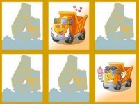 Dump Trucks Memory Puzzle