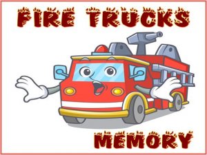 Fire Trucks Memory Puzzle