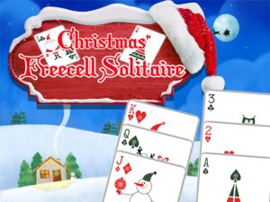 Christmas Freecell Solitaire Puzzle