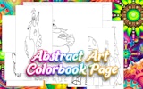 Abstract Art Colorbook Game