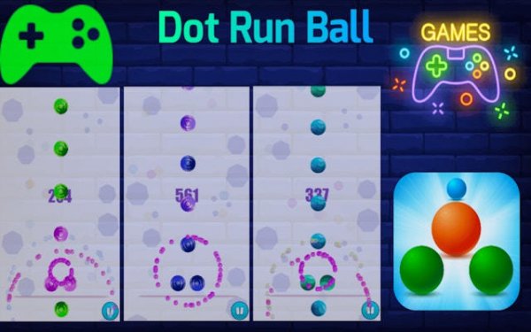 Dot Run Ball: Color Match Challenge Puzzle Game
