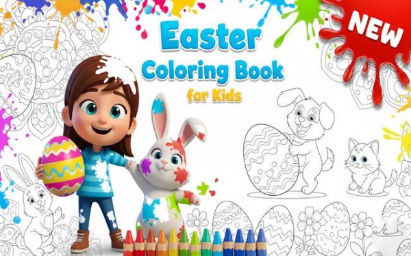 Easter Coloring Book for Kids Online Game
