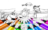 Trampoline Coloring Fun