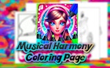 Musical Harmony Coloring Book