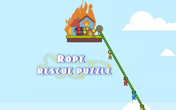 Rope Rescue Puzzle - Free Brain Teaser Online Game
