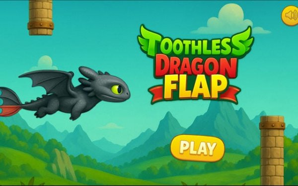 Toothless Dragon Flap Online Game