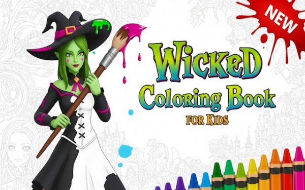 Wicked Coloring Book for Kids - Fun Online Coloring Game
