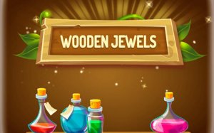 Wooden Jewels Match 3 Puzzle Game