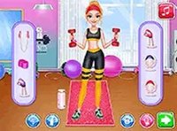 Princess Fitness Dress Up Game